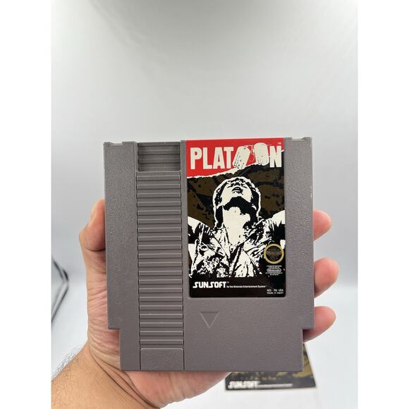 Platoon (Nintendo Entertainment System NES) Authentic CIB Complete - Picture 10 of 14